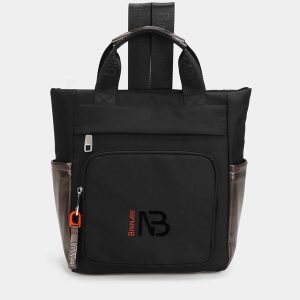 Mochila para mujer Binnari modelo Emilie negro