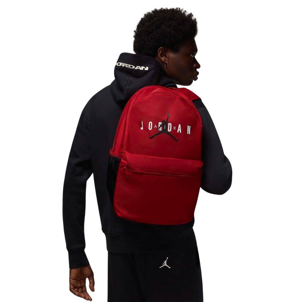NIKE – Mochila Jordan Jam HBR Roja 23L MA0880-R78 para Portátil, Instituto y Viaje - Imagen 8