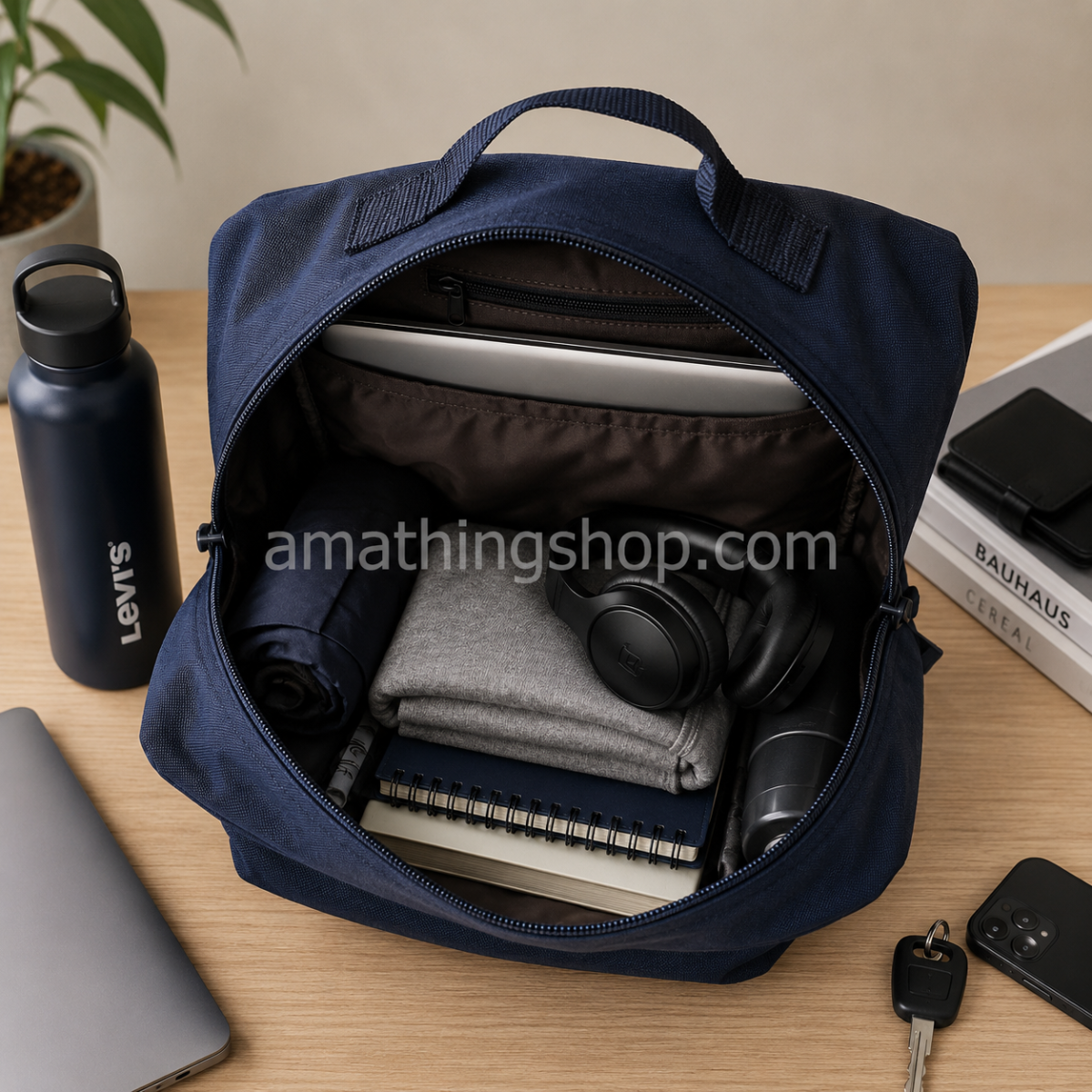 LEVI´S – Mochila Levi’s Azul The Levis Pack Unisex Grande Blue 25L. - Imagen 9