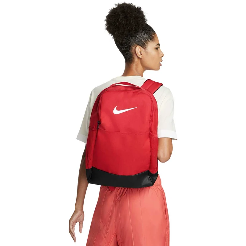 NIKE – Mochila Nike Brasilia 9.5 24L Roja Unisex DH7709-657 - Imagen 5