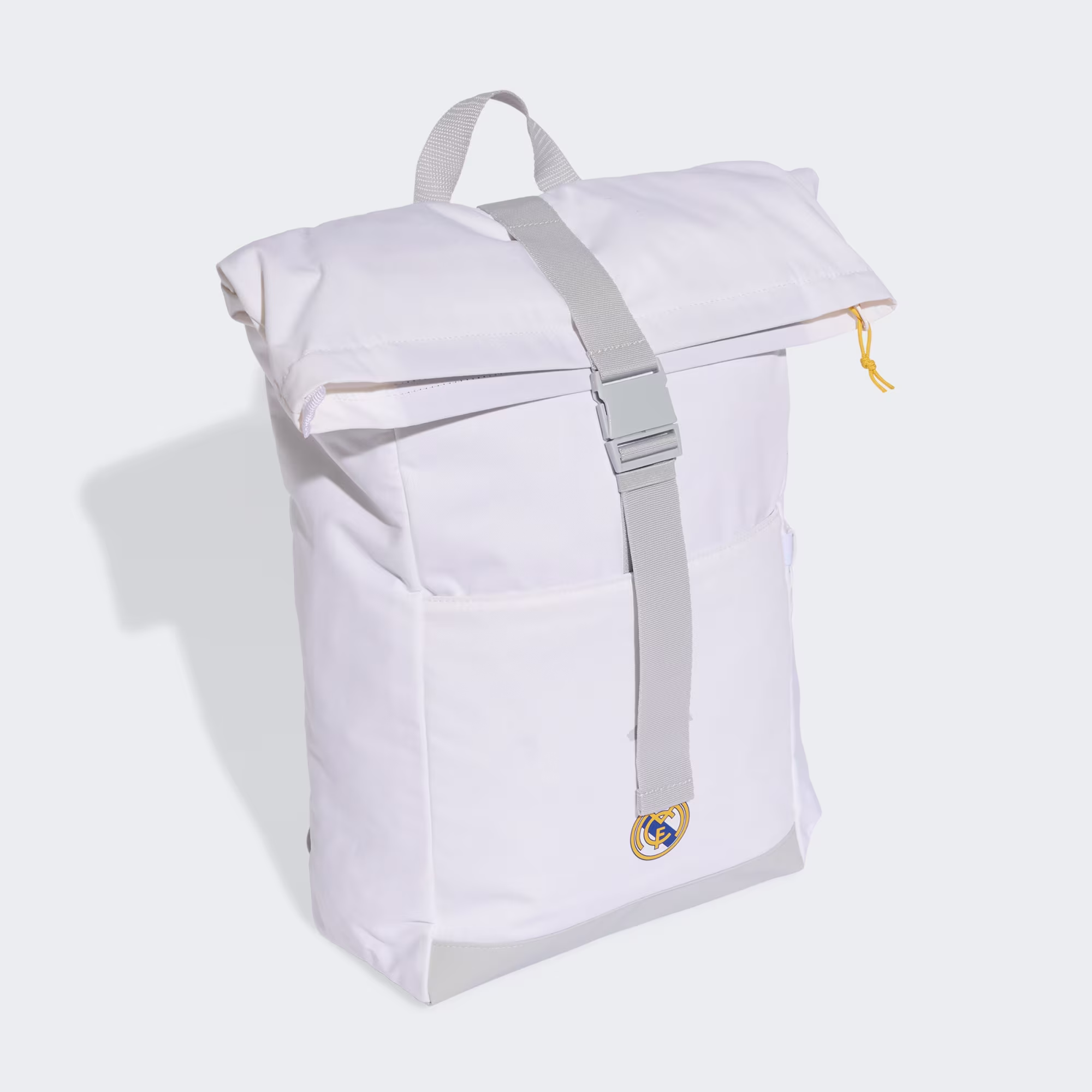 ADIDAS – Mochila adidas Real Madrid Blanca Original JN4150 Roll Top 26,9L Universidad Gimnasio Viaje - Imagen 4