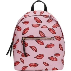 PARFOIS – Mochila Parfois Rosa Labios Mujer Mini Mochila Casual 5L