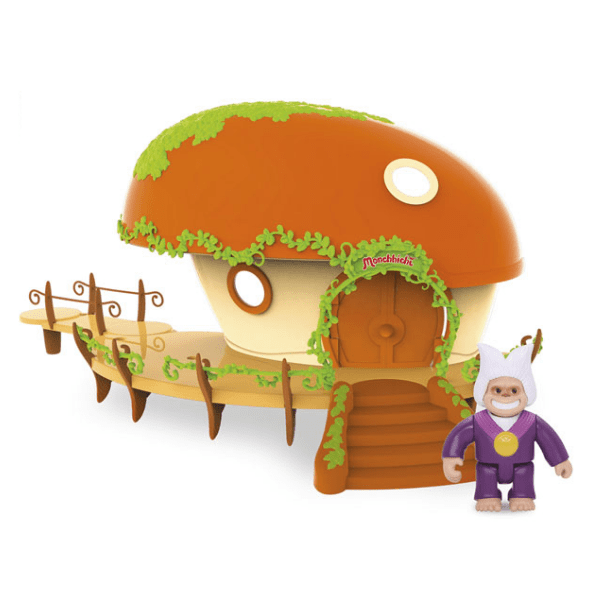 TOY PARTNER – Casa Monchhichi 38 Cm Playset con Figura Árbol Terraza Conectable - Imagen 3