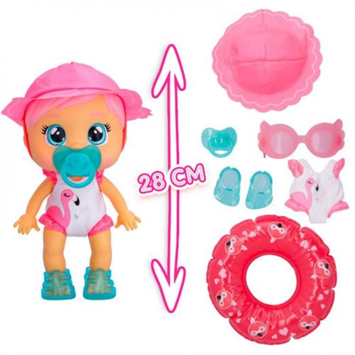 IMC TOYS – Bebés Llorones Fun N’Sun Fancy Muñeca 26 cm con Accesorios - Imagen 4