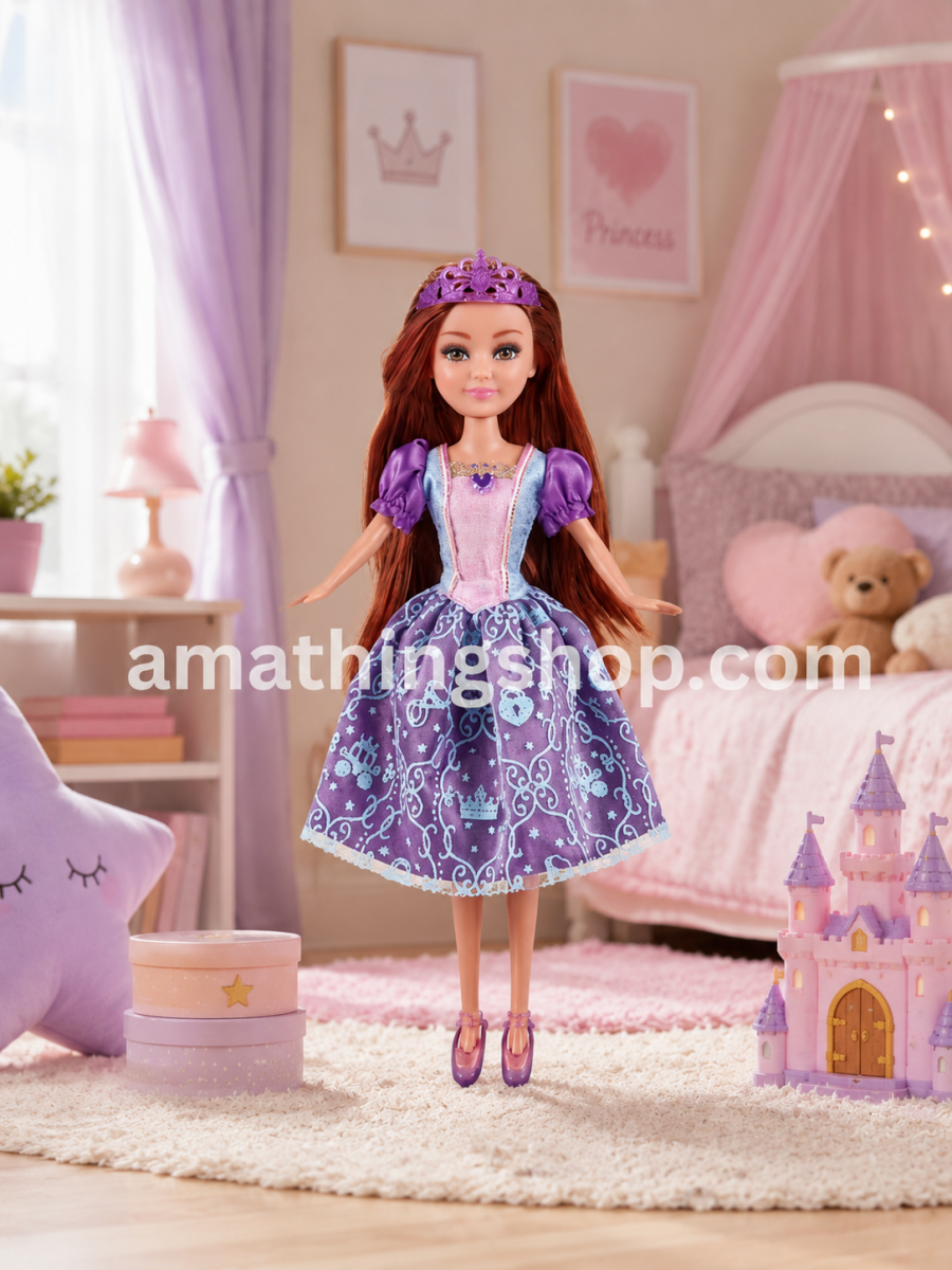 SPARKLE GIRLZ – Muñeca Sparkle Girlz Deluxe Princesa Morada con Accesorios - Imagen 3