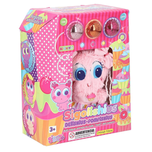 NEONATO – Distroller Neonato Mazapán Sigolishius Delishius Pompshius Peluche Bebé Original - Imagen 8