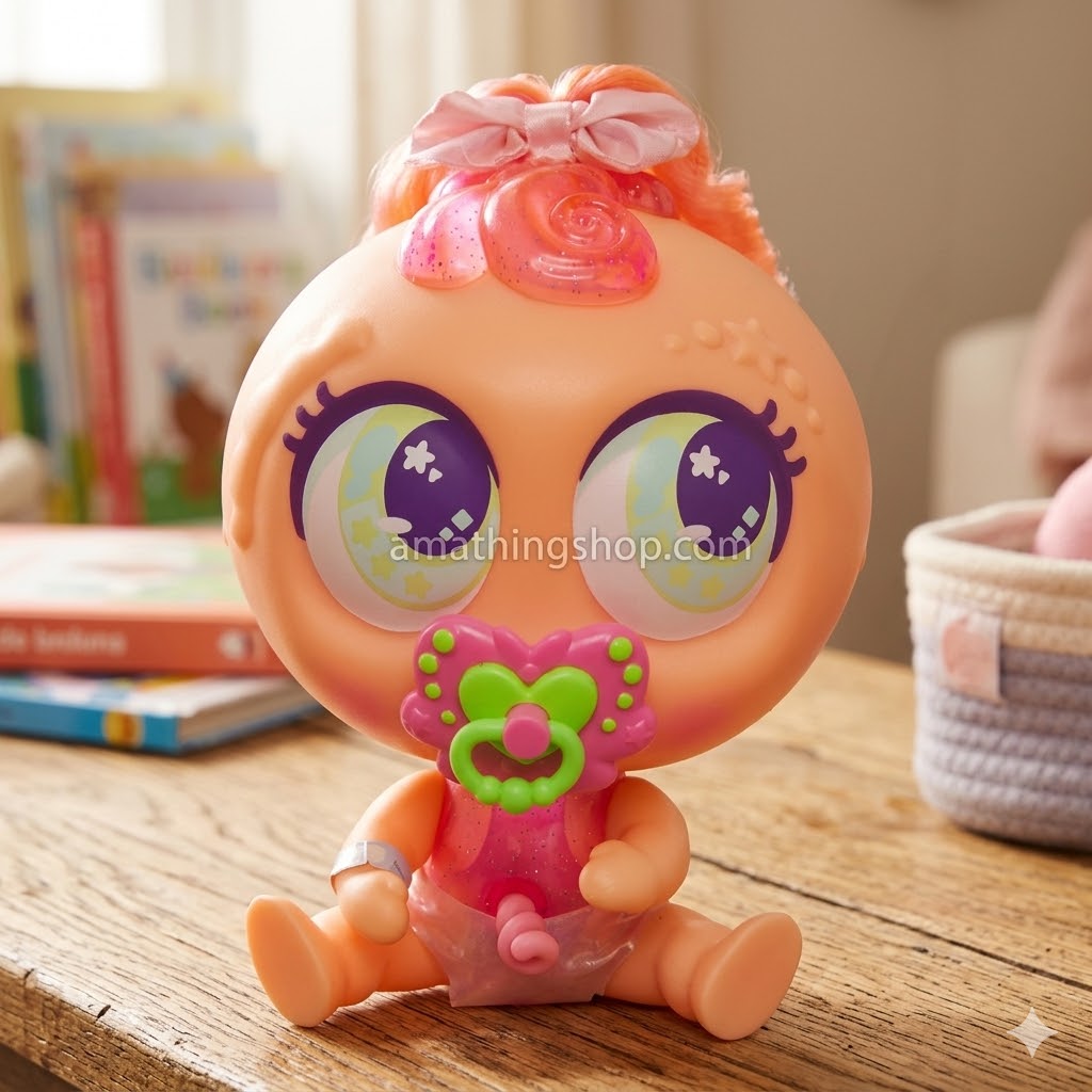 DISTROLLER – Muñeca Distroller Neonato Emoshionato Guau Filin Naranja con Accesorios Original - Imagen 6