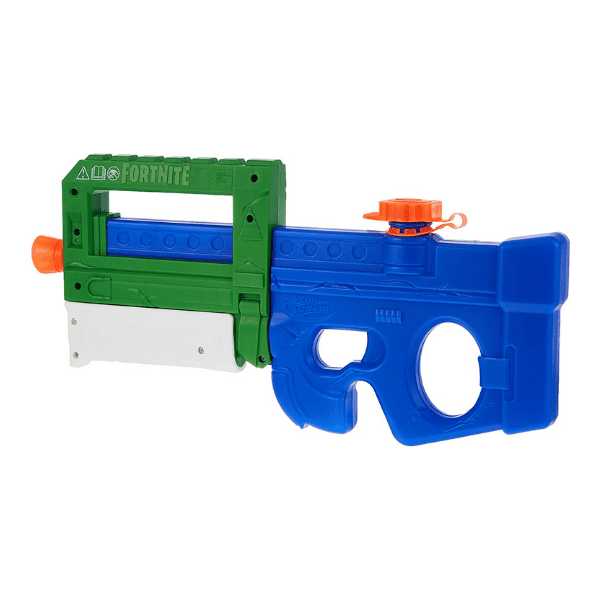 NERF – Pistola de Agua Compacta Supersoaker Fortnite Compact SMG E9963 Pistola Agua Hasbro 42x25x4cm Niños Playa Regalo - Imagen 3