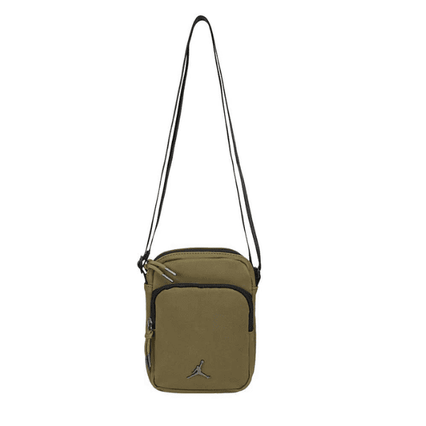 NIKE – Bolso Bandolera Air Jordan Unisex Verde Caqui - Imagen 2