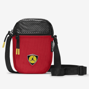 NIKE – Bolso Bandolera Jordan Moto Festival Rojo/Negro | Original Unisex 9A0620-U10
