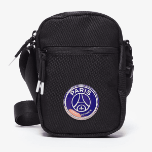 NIKE -Bolso Bandolera Jordan PSG Negro Oficial | Paris Saint-Germain Unisex 9A0471-F66 Edición Limitada