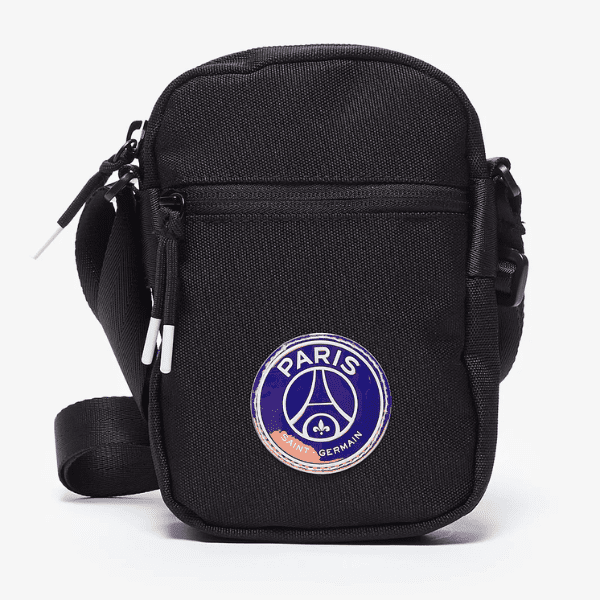 NIKE -Bolso Bandolera Jordan PSG Negro Oficial | Paris Saint-Germain Unisex 9A0471-F66 Edición Limitada - Imagen 2