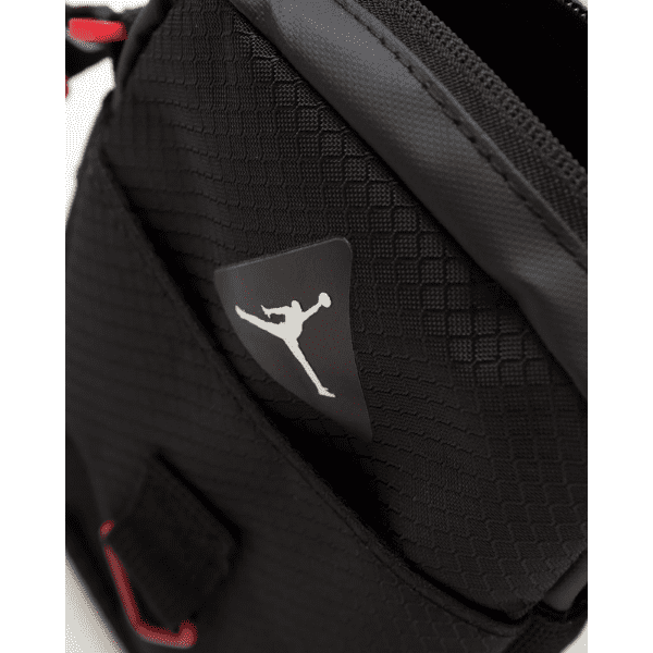 NIKE – Bolso Jordan Jan Diamond Festival Bag Negro Unisex 18 cm - Imagen 4