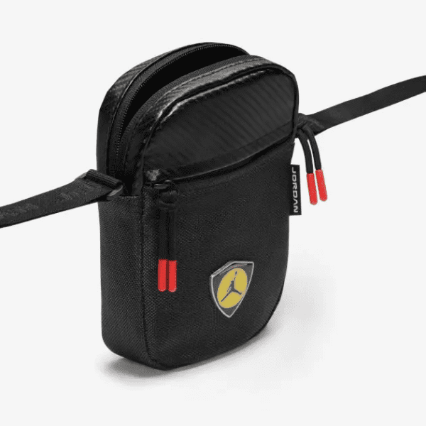NIKE – Bandolera Jordan JDN Moto Festival Bag Negra 9A0620-023 - Imagen 4