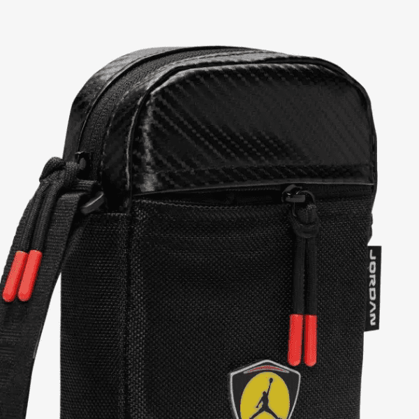 NIKE – Bandolera Jordan JDN Moto Festival Bag Negra 9A0620-023 - Imagen 5