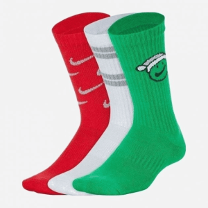 NIKE – Calcetines Everyday Kids Cushioned Crew Socks (Pack 3)