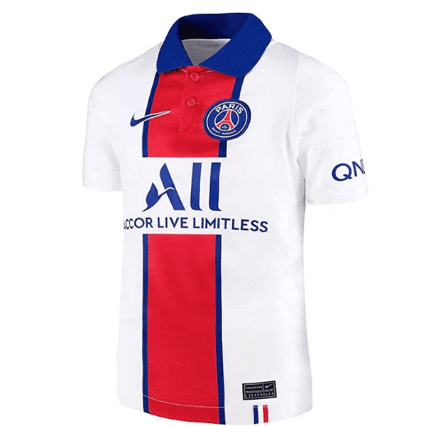 NIKE – Camiseta Niño Paris Saint-Germain Blanco 2020/2021 🔥 Camiseta Nike PSG Niño 2020/21 2ª Equipación Blanca CD4507-101 Oferta ⚽