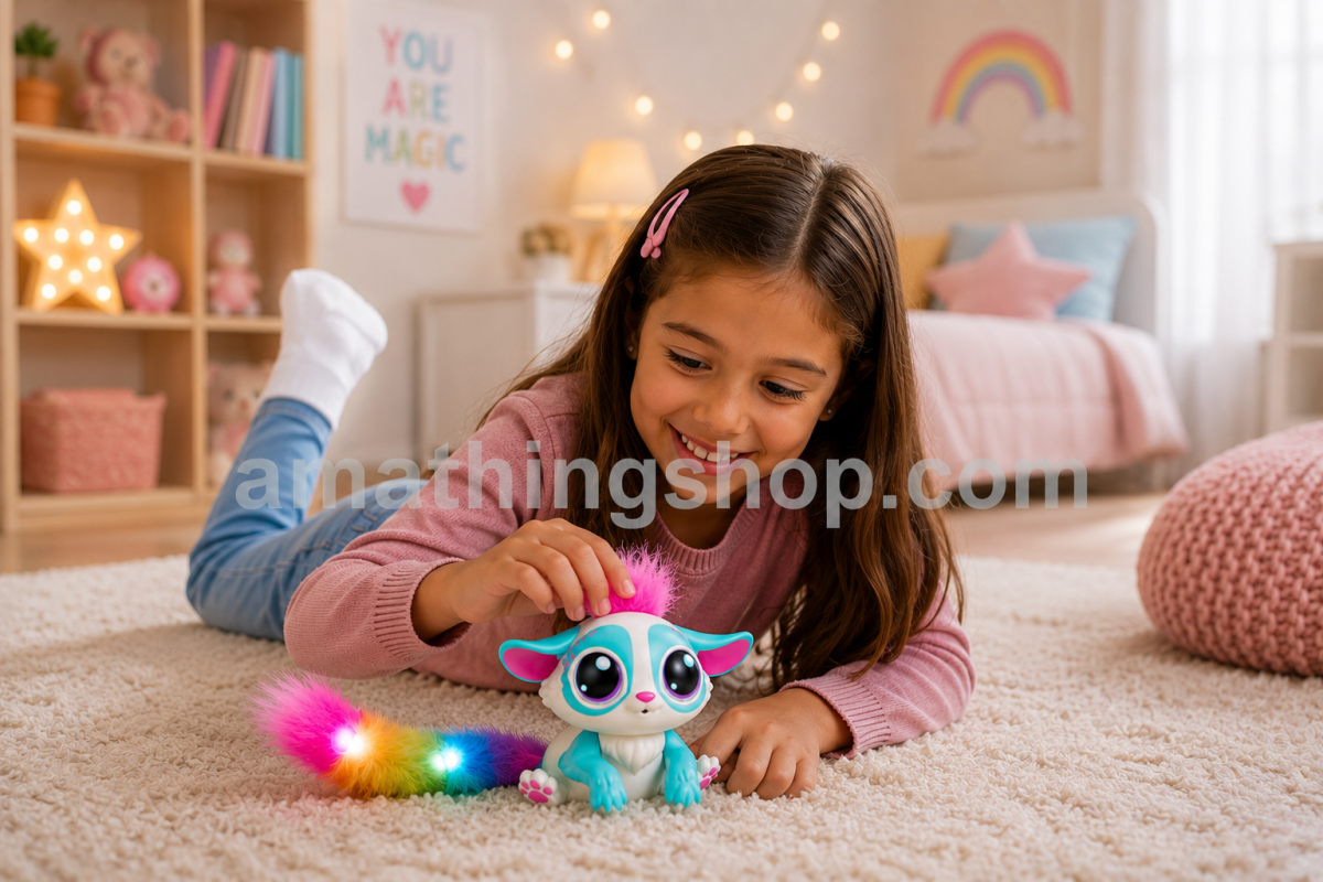 LIL´ GLEEMERZ – Lil’ Gleemerz Amiglow Mascota Interactiva GLL08 +5 Años - Imagen 6