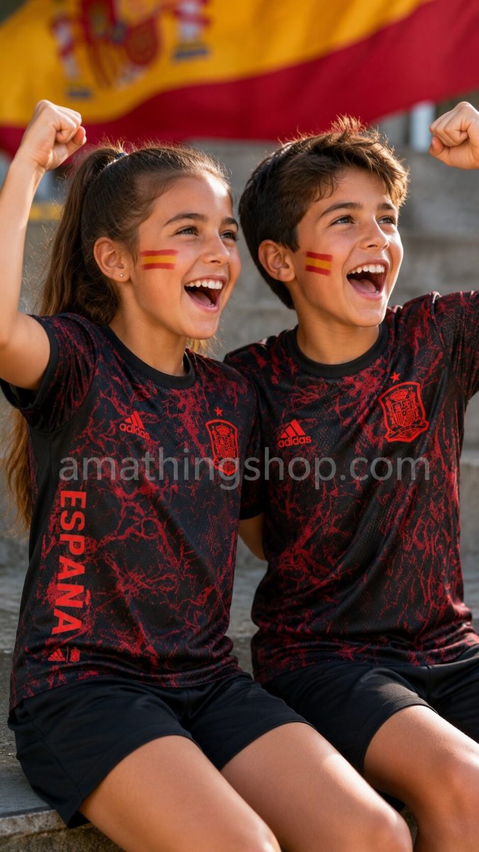 ADIDAS – Camiseta España Niño Adidas Prematch FS3481 9-10 Años (140) - Imagen 4