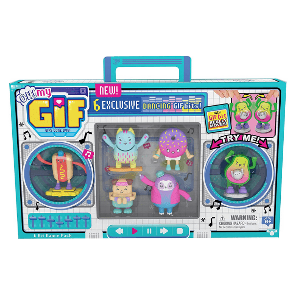 OH! MY GIF – Dancing GIFbits Pack 6 Figuras Bailarinas Coleccionables - Imagen 2