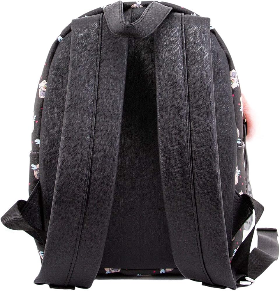OH MY POP! – Mochila Oh My Pop Pug Niña Negra 27cm Kawaii Infantil Guardería y Colegio - Imagen 4