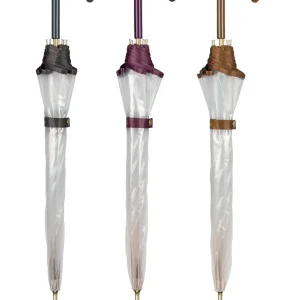 Paraguas CACHAREL · Largo Automático · Transparente · Largo 86cm