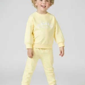 Pantalón jogger de bebé niño amarillo