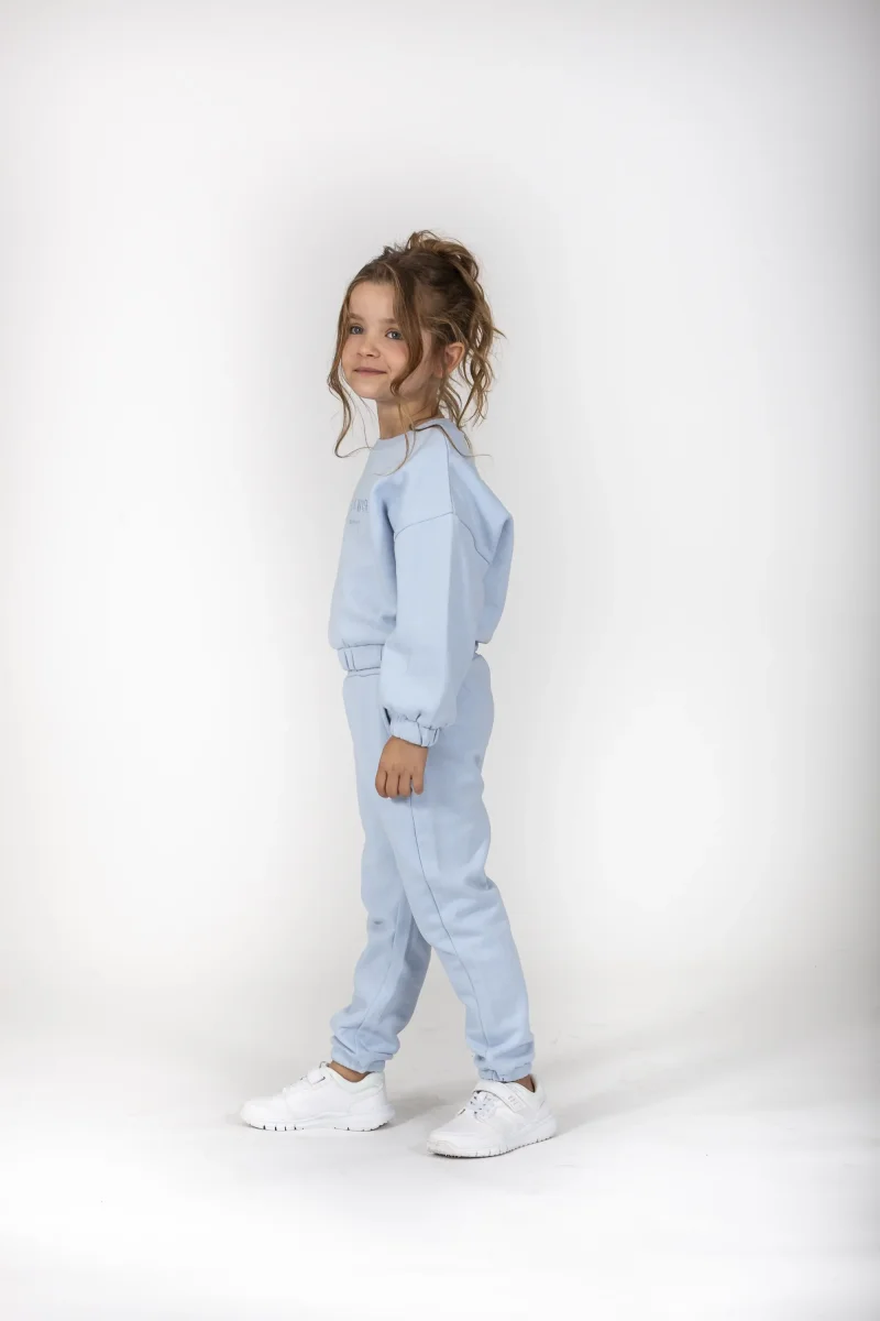 Pantalón chandal de niña celeste - Imagen 6