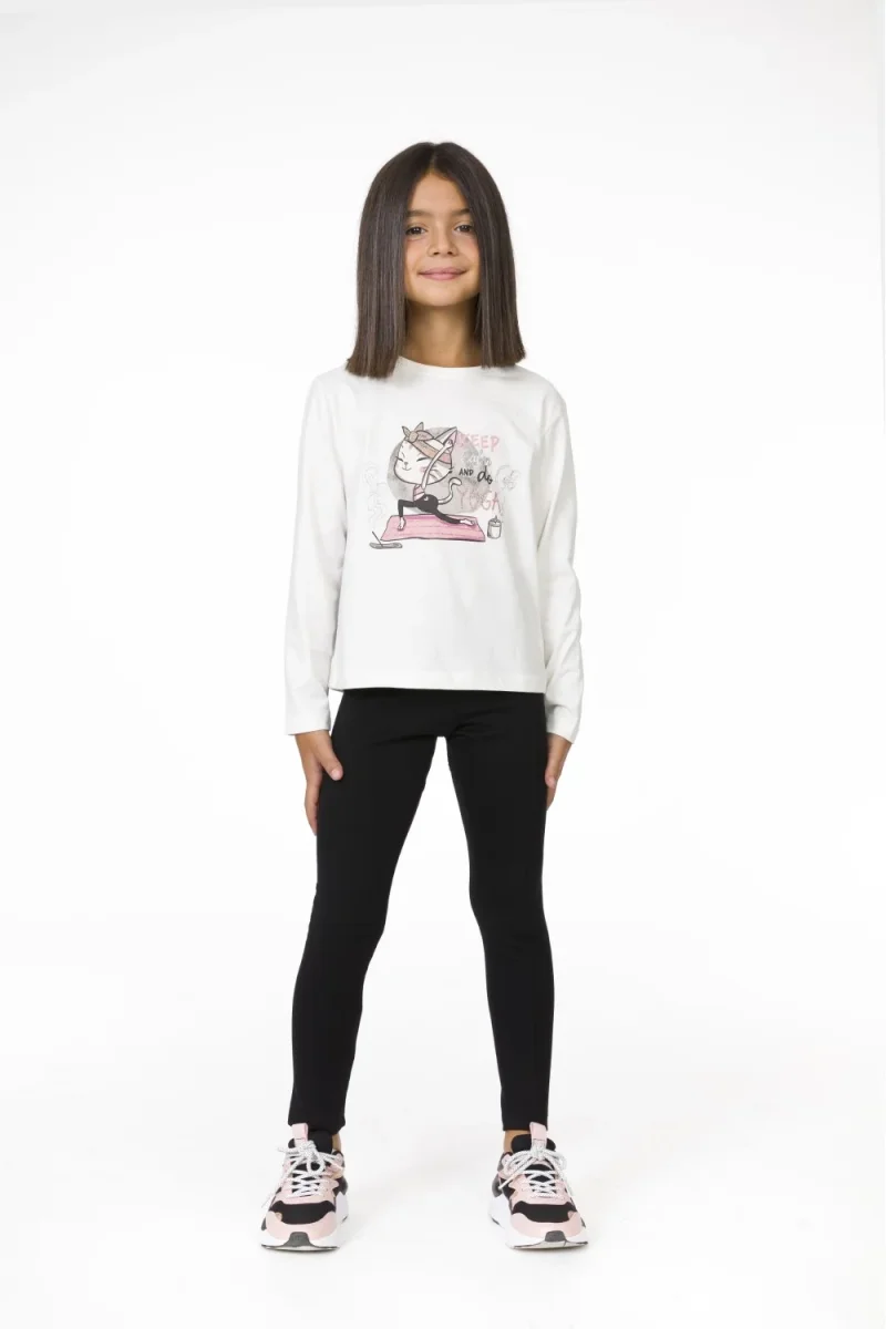 Pantalón de niña color negro - Imagen 2