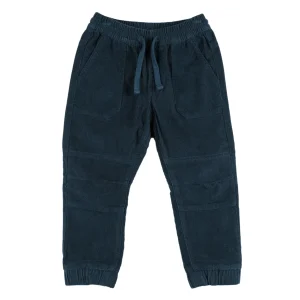 Pantalón de niño azul pana