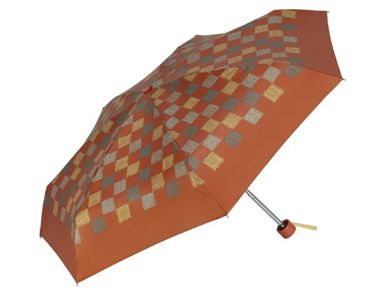 Paraguas CACHAREL · Mini plegable · Estampado de Cuadros - Imagen 4