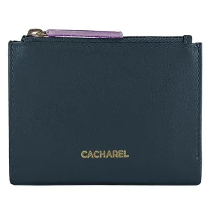 Billetero CACHAREL · Billetero mini con monedero · En Piel · Combinado colores