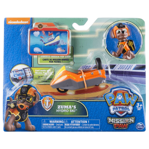 SPIN MASTER – Paw Patrol Mission Paw Zuma Hydro Ski Figura y Vehículo 3+
