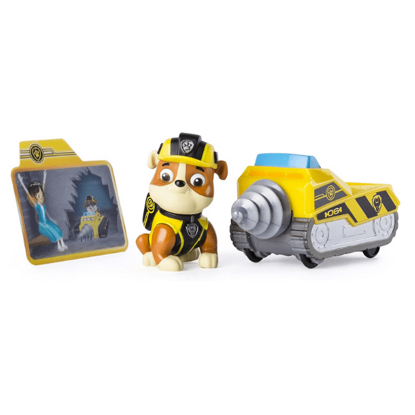 SPIN MASTER – Paw Patrol Mission Paw Rubble Mini Miner Figura y Vehículo 3+ - Imagen 3