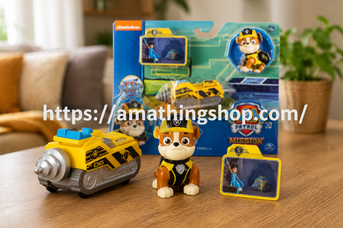 SPIN MASTER – Paw Patrol Mission Paw Rubble Mini Miner Figura y Vehículo 3+ - Imagen 6