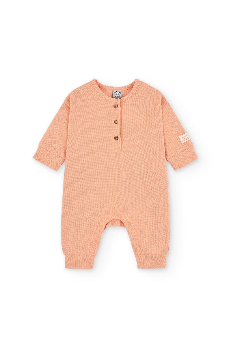 Pelele de recién nacido naranja | Pequeños hippies - Imagen 2