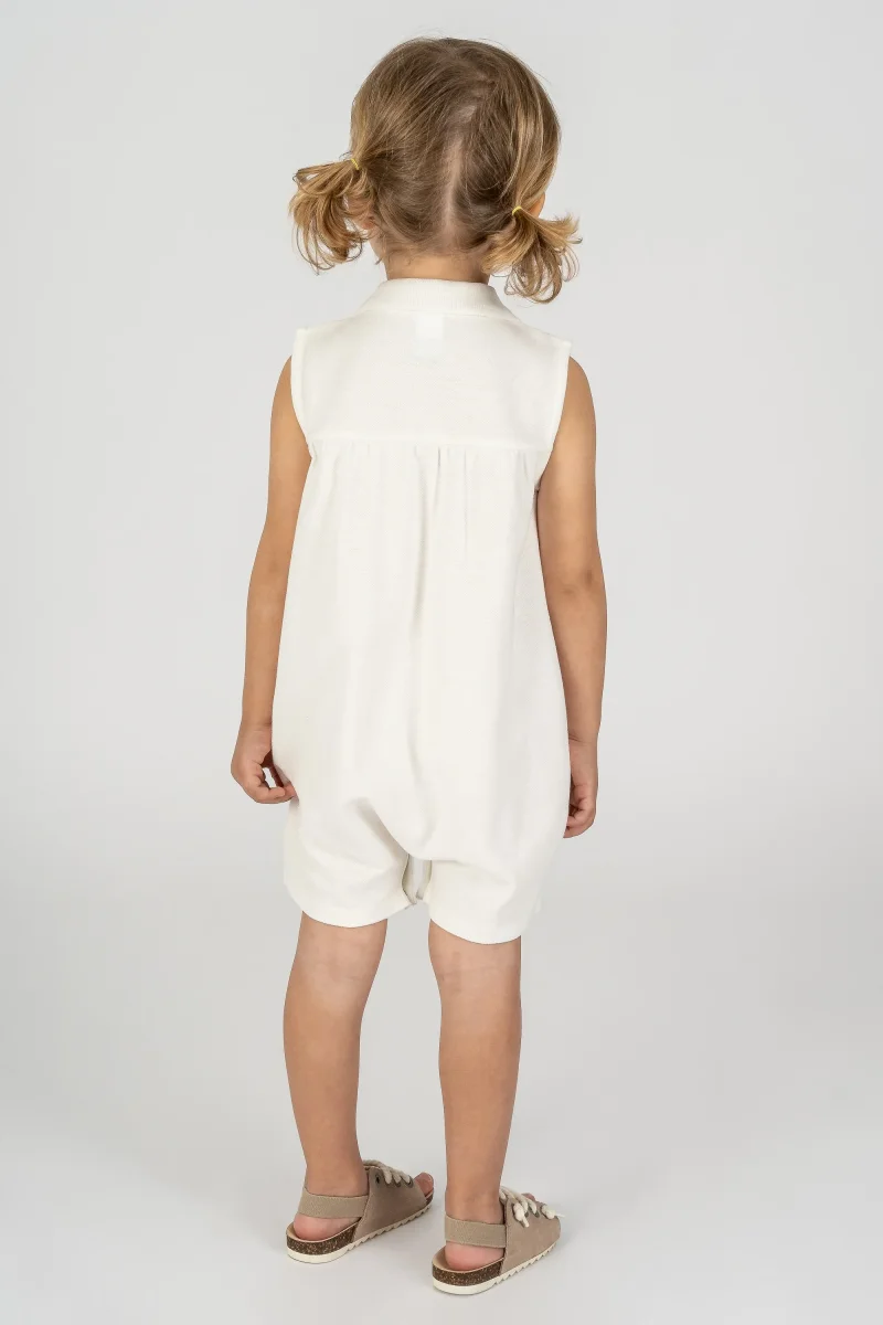 Peto bebé niña crudo algodón - Imagen 4
