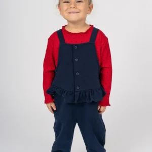 Peto de bebé niña marino