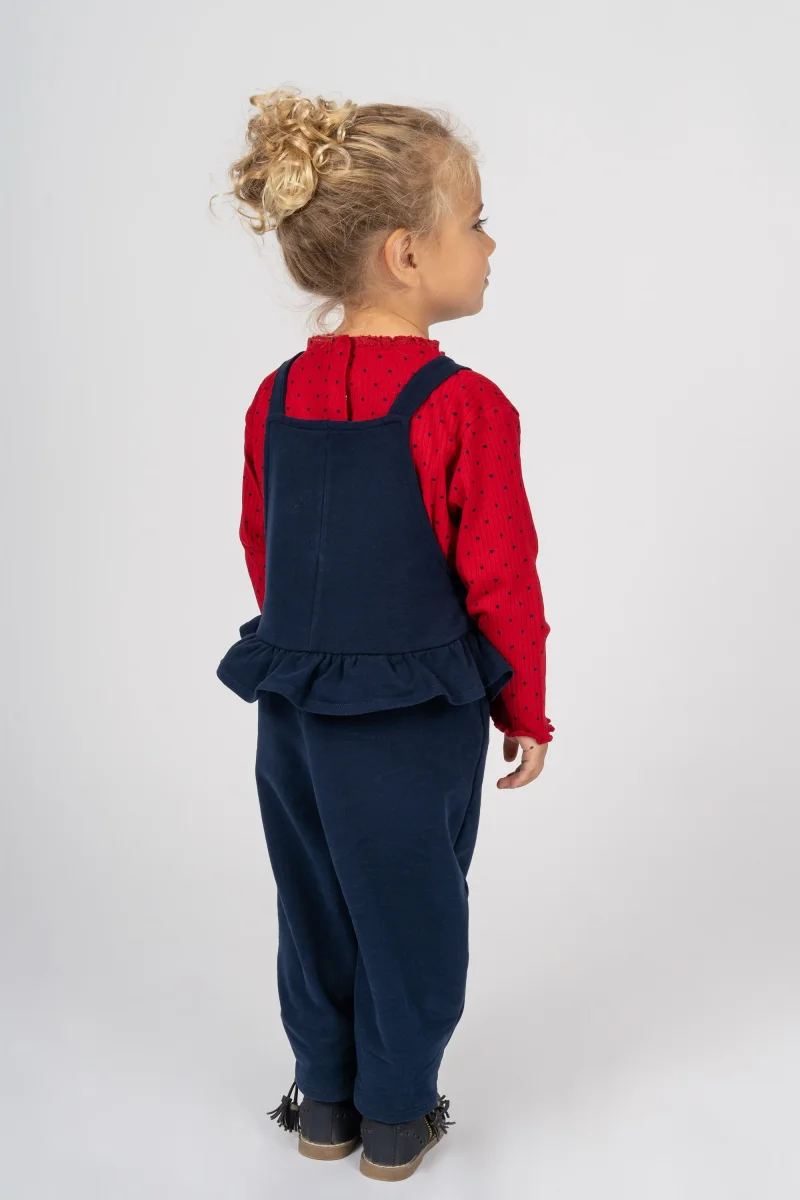 Peto de bebé niña marino - Imagen 4