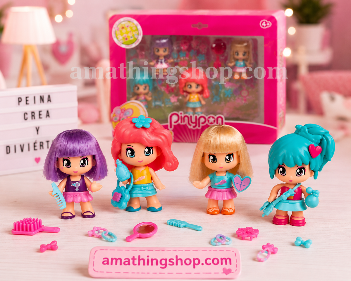 FAMOSA – FAMOSA – Figuras Pinypon Peinados Edición Limitada – Pelo Real y Accesorios - Imagen 6