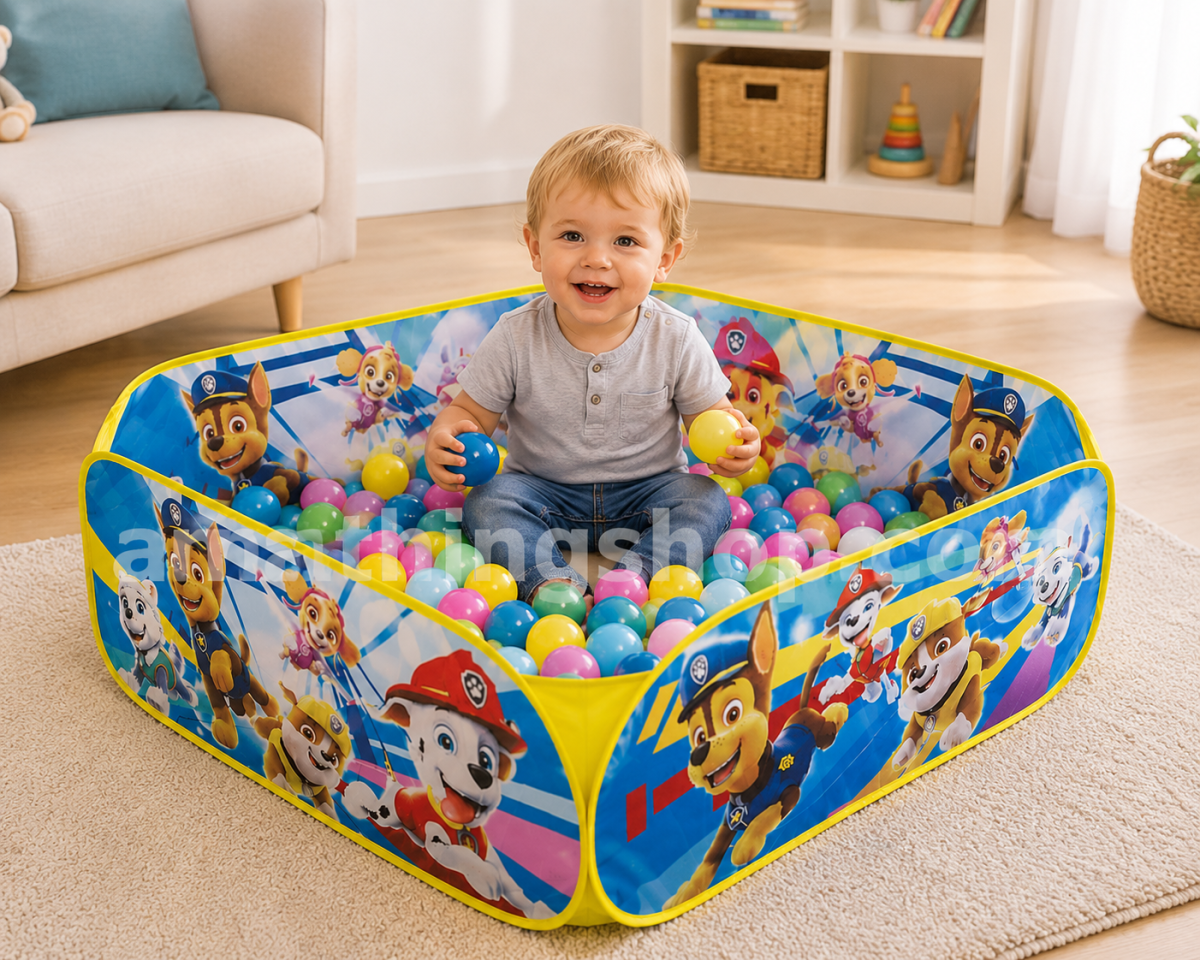 SPIN MASTER – Piscina de Bolas Paw Patrol con 20 Pelotas – Zona de Juegos Infantil Plegable - Imagen 5