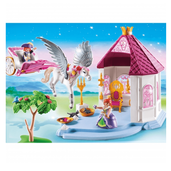 PLAYMOBIL – Castillo de princesa con Pegaso y carroza – Edición limitada 9289 - Imagen 3