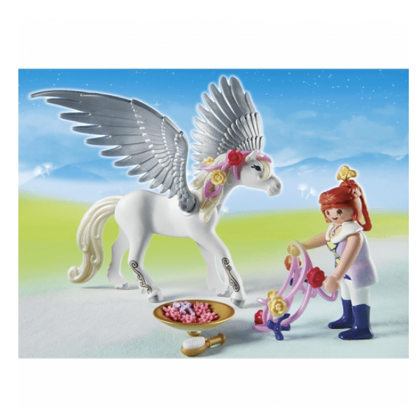 PLAYMOBIL – Castillo de princesa con Pegaso y carroza – Edición limitada 9289 - Imagen 4