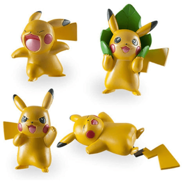 POKEMON – Pikachu 20 Aniversario TOMY Pack 4 Figuras Coleccionista Edición Limitada - Imagen 3