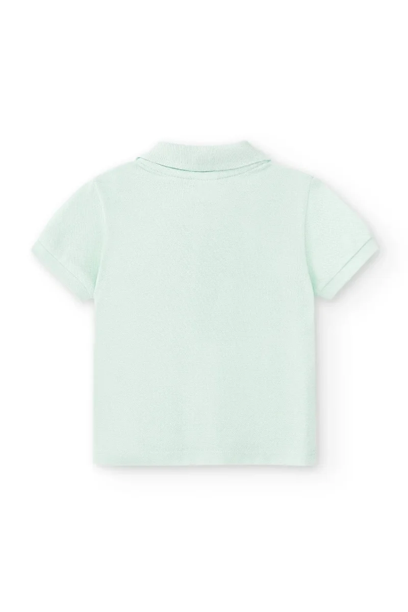 Polo bebé aguamarina piqué - Imagen 6