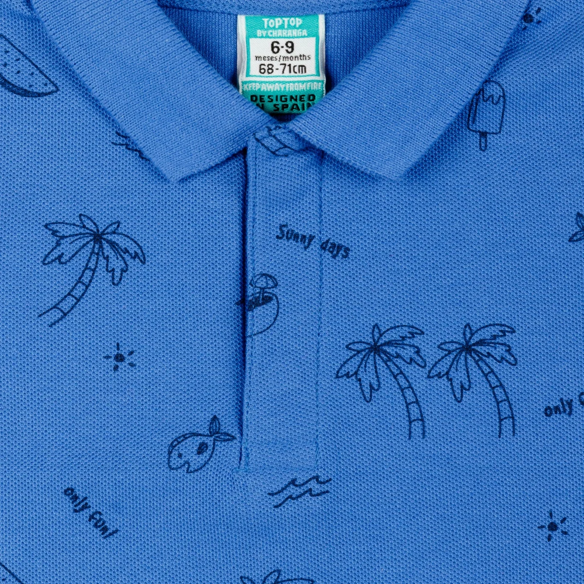 Polo de bebé estampado - Imagen 4