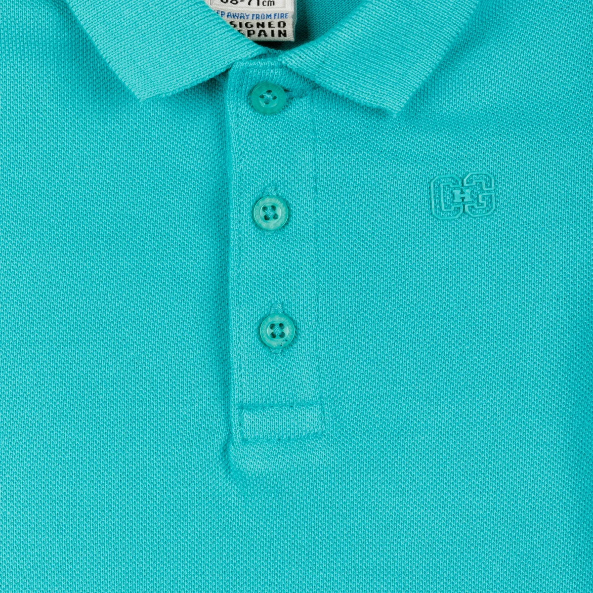 Polo de bebé turquesa - Imagen 3