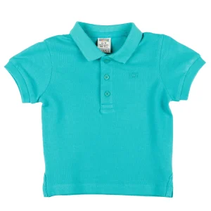 Polo de bebé turquesa