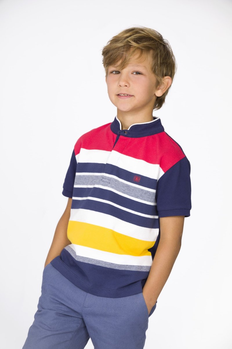 Polo niño rayas multicolor - Imagen 5