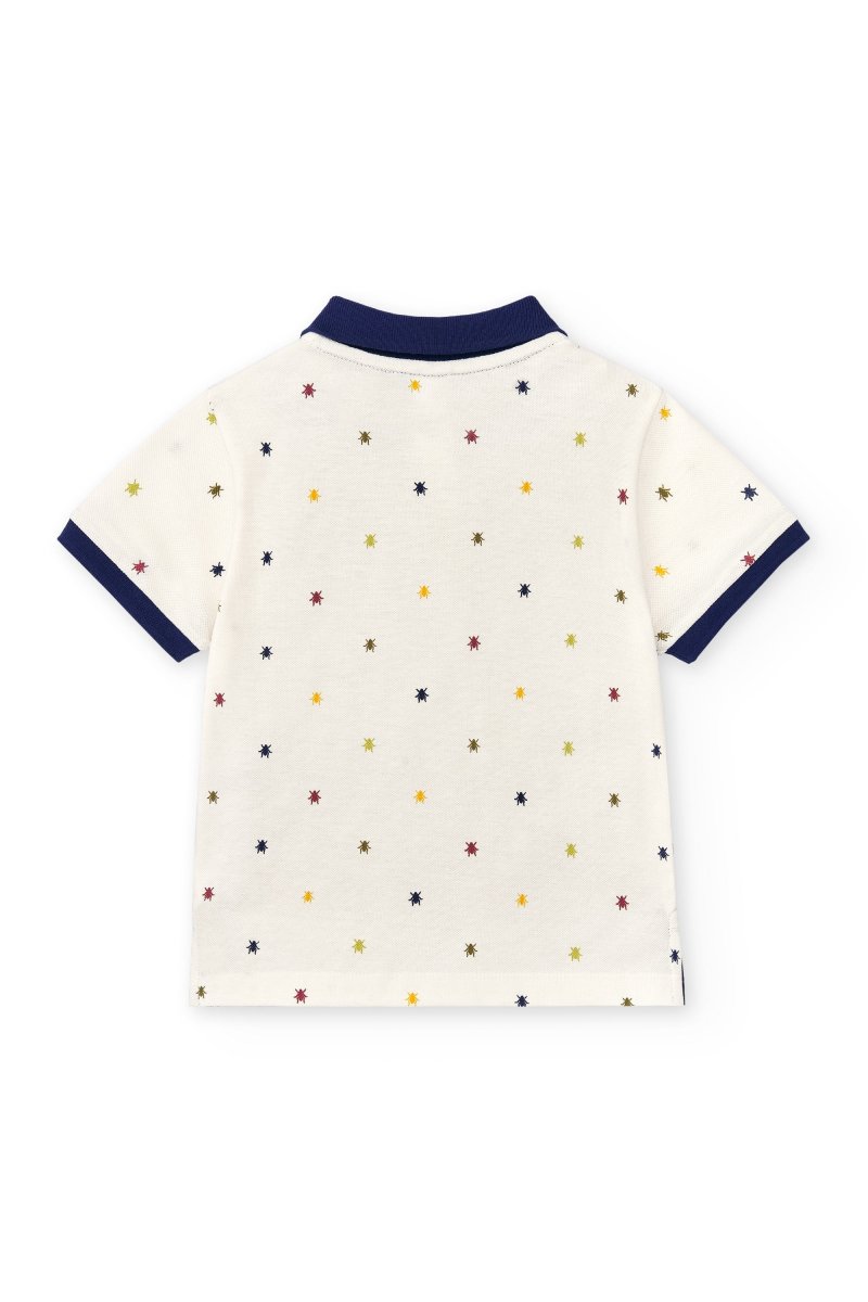 Polo niño crudo piqué - Imagen 4